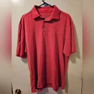 Bahama Bay Club Shortsleeve Polo Shirt Pink Men's Size Large